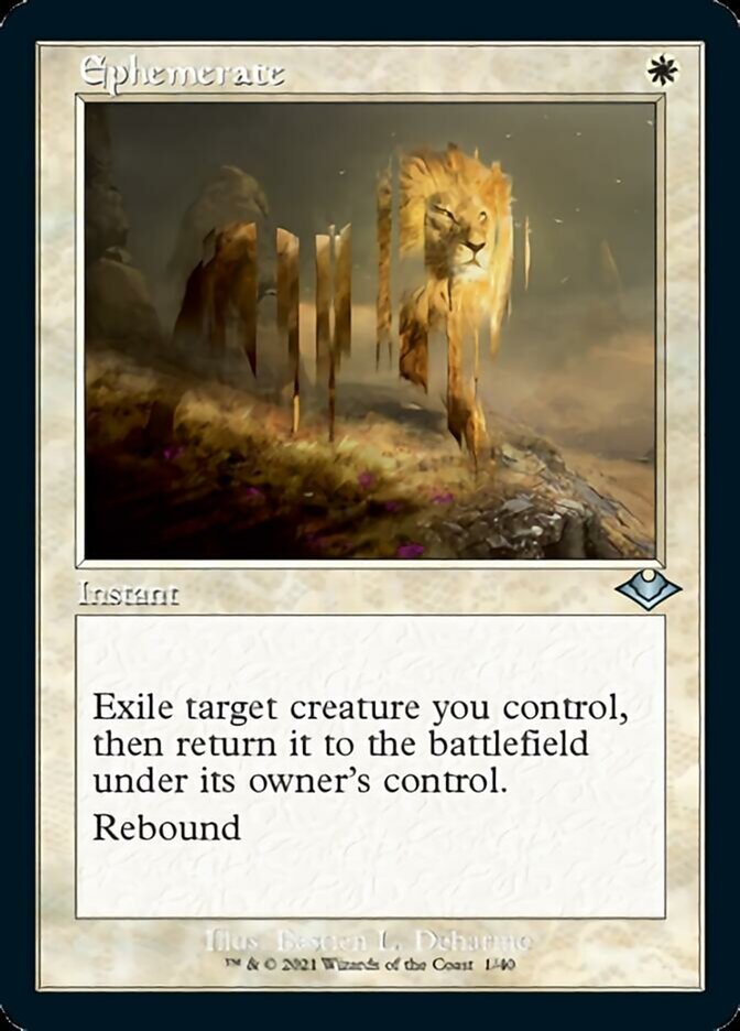 Ephemerate (Modern Horizons 1 Retro Frames) Medium Play Foil