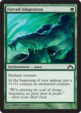 Forced Adaptation (Gatecrash) Light Play