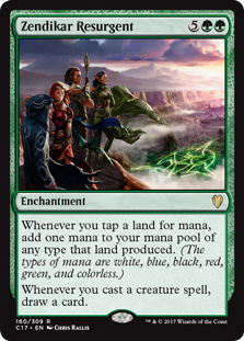 Zendikar Resurgent (Commander 2017) Damaged / Poor