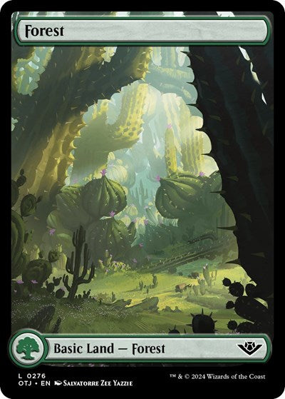 Forest (0276) (Outlaws of Thunder Junction) Light Play Foil