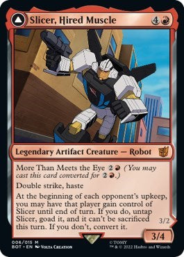 Slicer, Hired Muscle (Universes Beyond: Transformers) Damaged / Poor