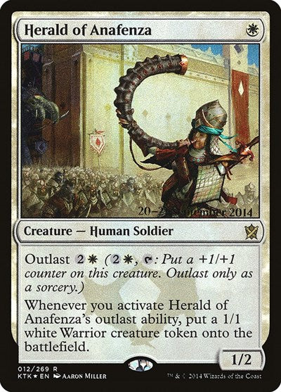 Herald of Anafenza (Promos: Prerelease Cards) Light Play Foil