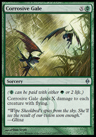 Corrosive Gale (New Phyrexia) Heavy Play Foil