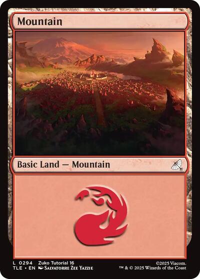 Mountain (0294) (Avatar: The Last Airbender: Eternal-Legal) Near Mint