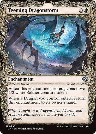 Teeming Dragonstorm (Showcase) (Tarkir: Dragonstorm) Near Mint