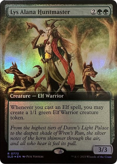 Lys Alana Huntmaster (Extended Art) (Secret Lair) Light Play Foil