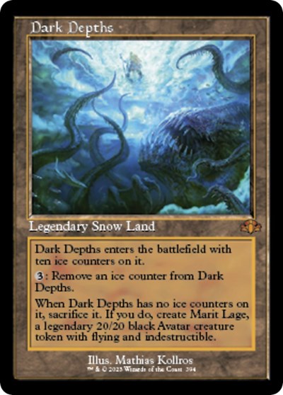 Dark Depths (Retro Frame) (Dominaria Remastered) Near Mint