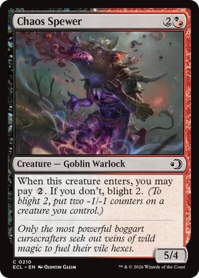 Chaos Spewer (Lorwyn Eclipsed) Near Mint Foil
