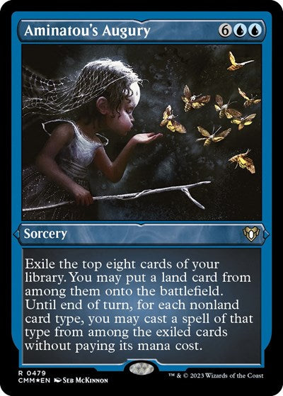 Aminatou's Augury (Foil Etched) (Commander Masters) Near Mint Foil
