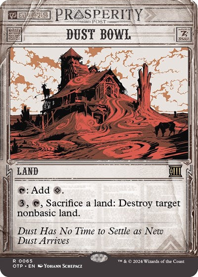 Dust Bowl (Outlaws of Thunder Junction: Breaking News) Light Play Foil