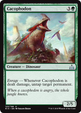 Cacophodon (Rivals of Ixalan) Light Play Foil