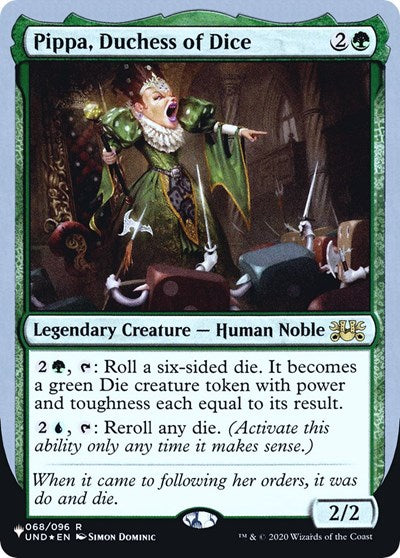 Pippa, Duchess of Dice (The List) Light Play Foil