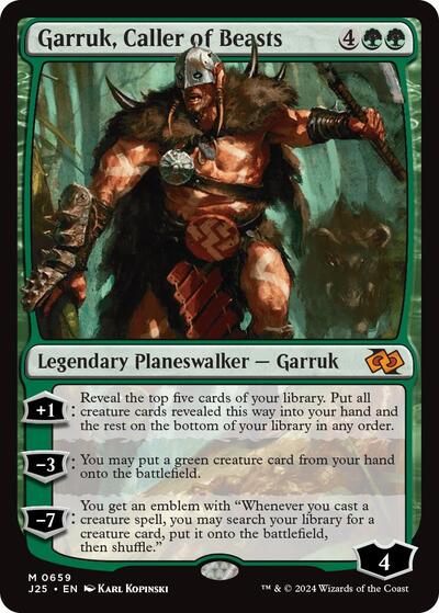 Garruk, Caller of Beasts (Foundations Jumpstart) Near Mint