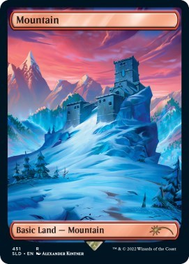 Mountain 451 (Secret Lair) Near Mint Foil