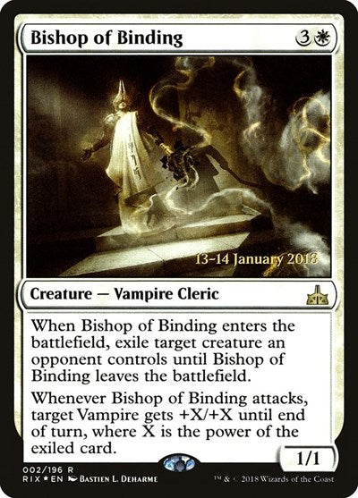 Bishop of Binding (Promos: Prerelease Cards) Near Mint Foil