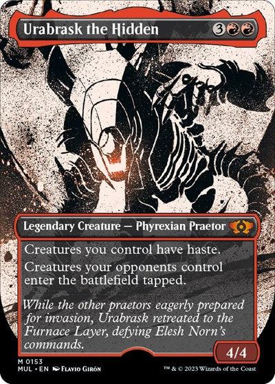 Urabrask the Hidden (Halo Foil) (March of the Machine: Multiverse Legends) Near Mint Foil