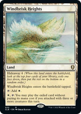 Windbrisk Heights (Commander Legends: Battle for Baldur's Gate) Light Play