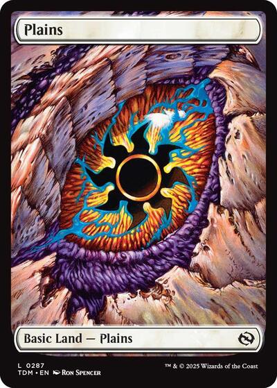 Plains (0287) (Tarkir: Dragonstorm) Near Mint Foil
