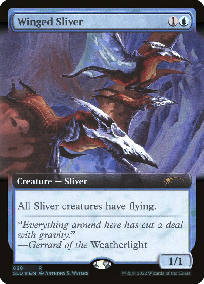 Winged Sliver (Secret Lair) Near Mint Foil
