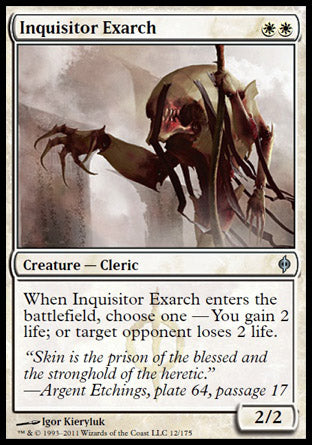 Inquisitor Exarch (New Phyrexia) Medium Play