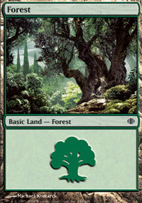Forest (249) (Shards of Alara) Medium Play Foil