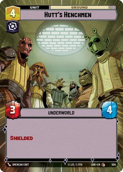 Hutt's Henchmen (Hyperspace) (Shadows of the Galaxy) Near Mint Foil