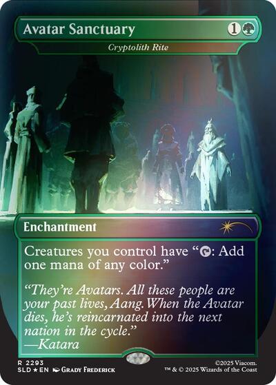 Avatar Sanctuary - Cryptolith Rite (Rainbow Foil) (Secret Lair) Near Mint Foil