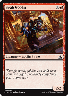 Swab Goblin (Rivals of Ixalan) Medium Play