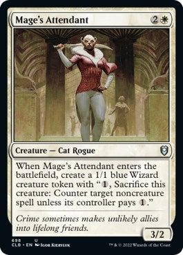Mage's Attendant (Commander Legends: Battle for Baldur's Gate) Light Play
