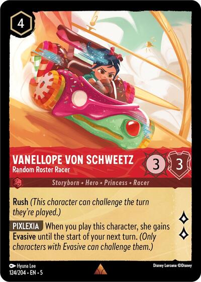 Vanellope von Schweetz - Random Roster Racer (Shimmering Skies) Near Mint