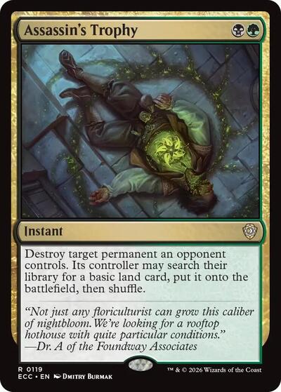 Assassin's Trophy (Commander: Lorwyn Eclipsed) Light Play