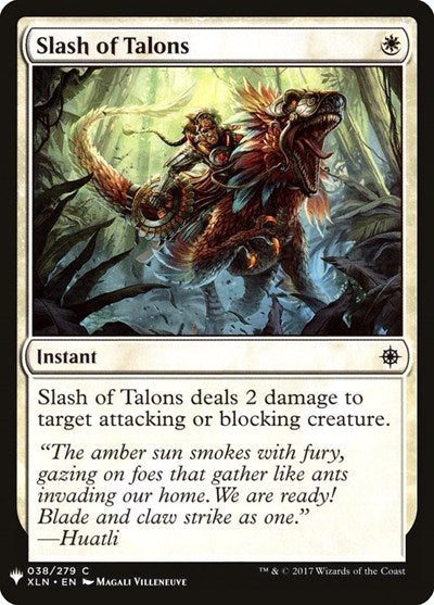 Slash of Talons (Mystery Booster) Near Mint