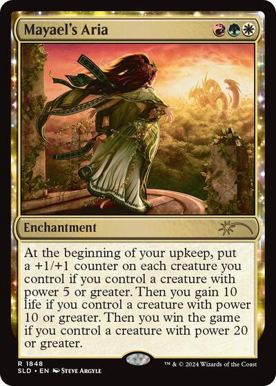 Mayael's Aria (Secret Lair) Light Play