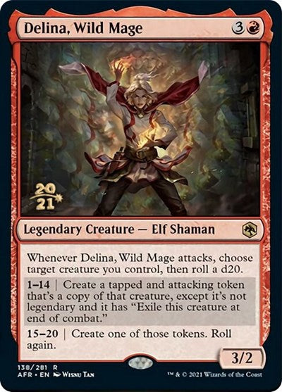Delina, Wild Mage (Promos: Prerelease Cards) Light Play Foil