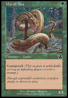 Marsh Boa (Prophecy) Medium Play Foil