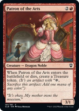 Patron of the Arts (Commander Legends: Battle for Baldur's Gate) Near Mint Foil