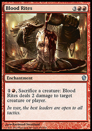 Blood Rites (Commander 2013 Edition) Medium Play