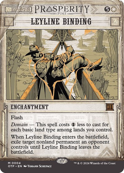 Leyline Binding (Outlaws of Thunder Junction: Breaking News) Light Play