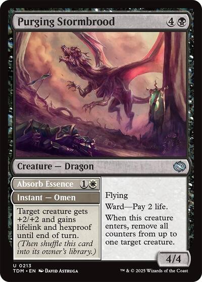 Purging Stormbrood (Tarkir: Dragonstorm) Near Mint Foil