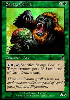 Savage Gorilla (Apocalypse) Medium Play Foil