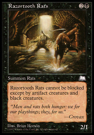 Razortooth Rats (Weatherlight) Medium Play