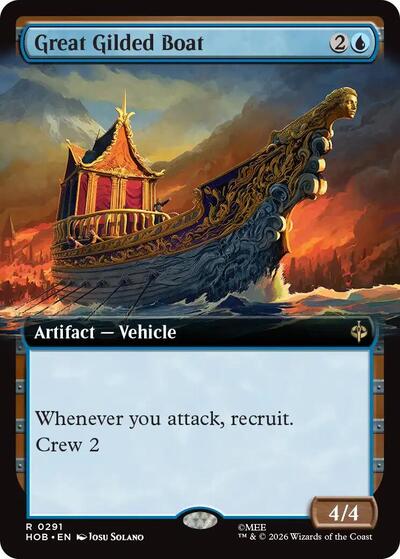Great Gilded Boat  Extended Art|1|0|0.00