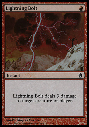 Lightning Bolt (Premium Deck Series: Fire and Lightning) Damaged / Poor Foil