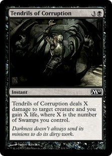 Tendrils of Corruption (Magic 2010 Core Set) Light Play Foil