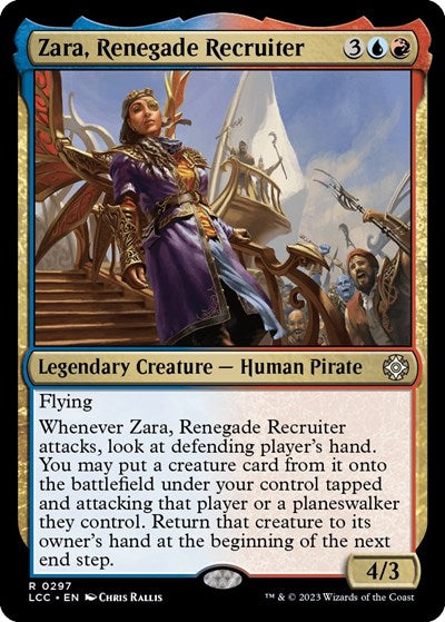 Zara, Renegade Recruiter (Commander: The Lost Caverns of Ixalan) Damaged / Poor