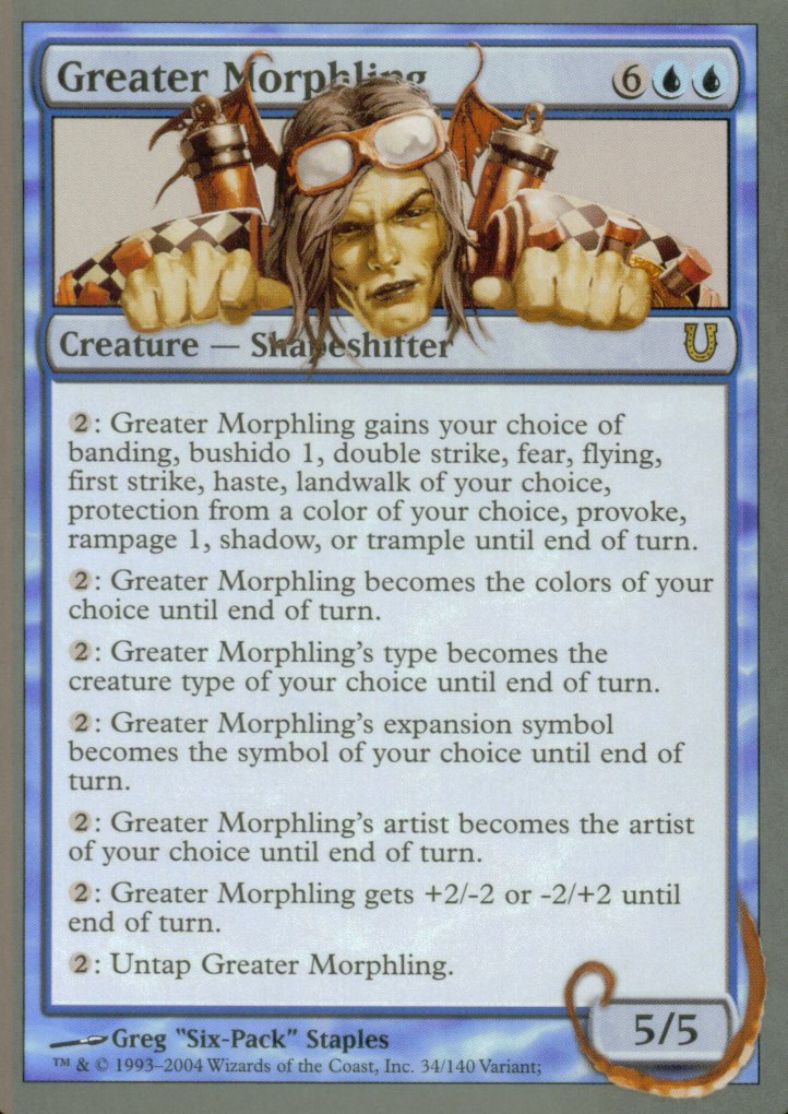 Greater Morphling (Unhinged) Medium Play