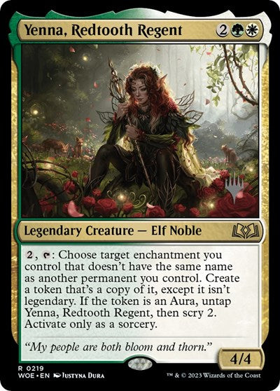 Yenna, Redtooth Regent (Promo Pack: Wilds of Eldraine) Near Mint Foil