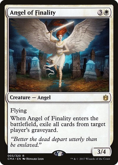 Angel of Finality (Commander Anthology) Medium Play