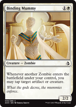 Binding Mummy (Amonkhet) Medium Play Foil