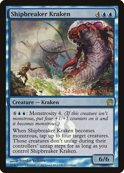 Shipbreaker Kraken (Promos: Prerelease Cards) Heavy Play Foil
